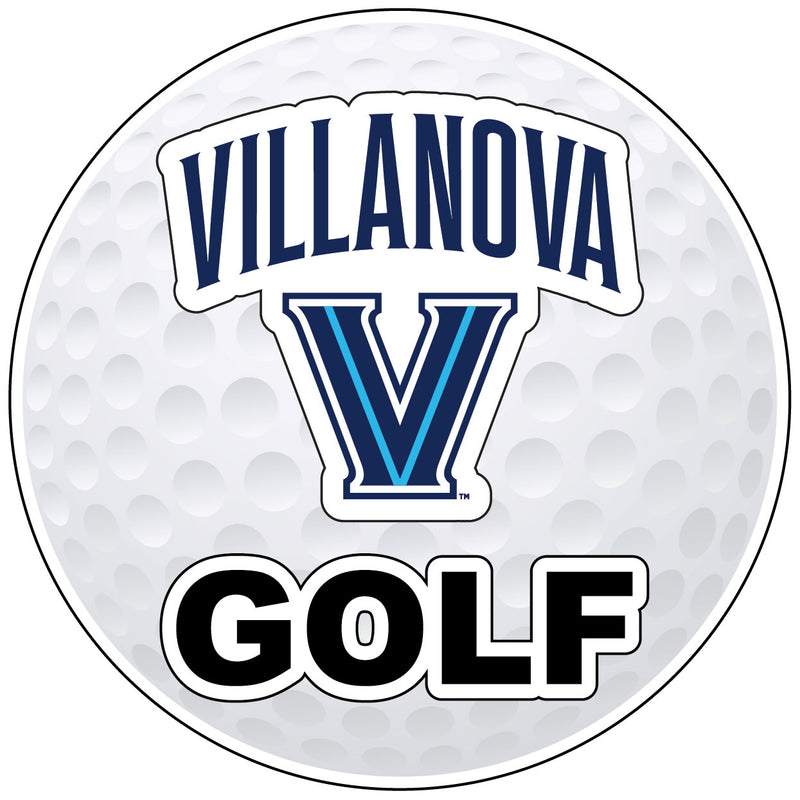 Villanova Wildcats 4-Inch Golf Vinyl Decal Officially Licensed Collegiate Product