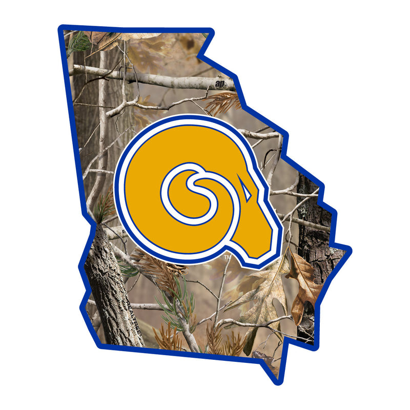 Albany State University Realtree Camouflage Vinyl Sticker/Magnet - Officially Licensed