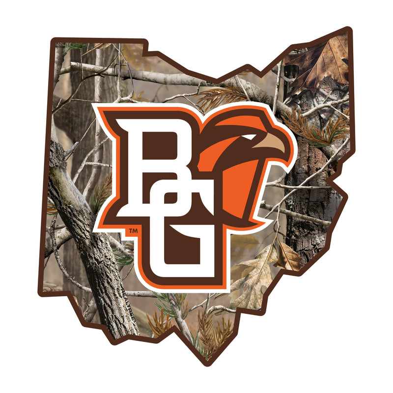 Bowling Green Falcons Realtree Camouflage Vinyl Sticker/Magnet - Officially Licensed