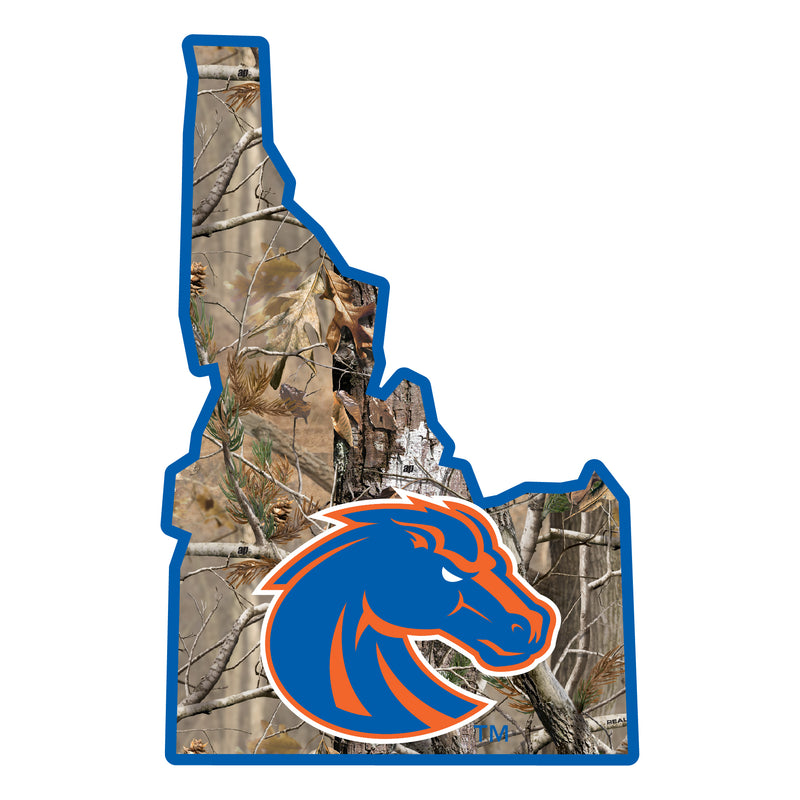 Boise State Broncos Realtree Camouflage Vinyl Sticker/Magnet - Officially Licensed