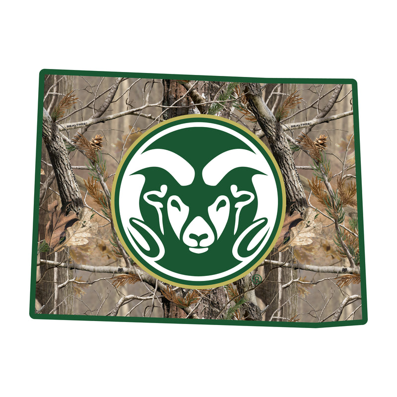Colorado State Rams Realtree Camouflage Vinyl Sticker/Magnet - Officially Licensed