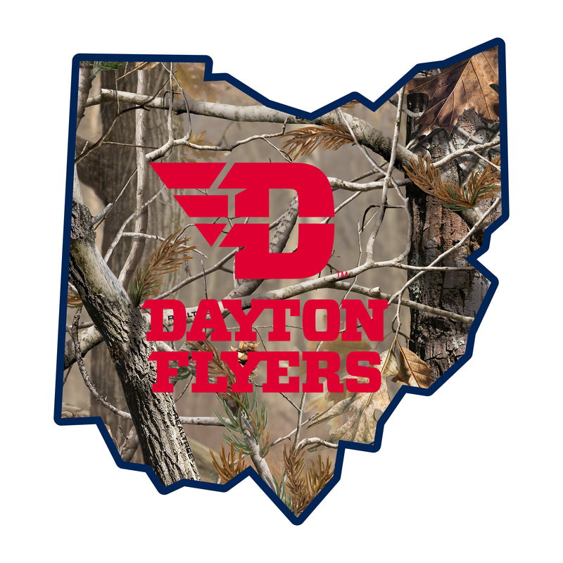 Dayton Flyers Realtree Camouflage Vinyl Sticker/Magnet - Officially Licensed