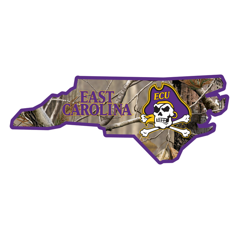 East Carolina Pirates Realtree Camouflage Vinyl Sticker/Magnet - Officially Licensed