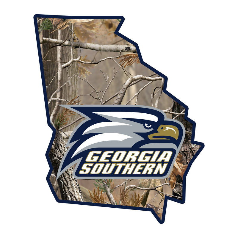 Georgia Southern Eagles Realtree Camouflage Vinyl Sticker/Magnet - Officially Licensed