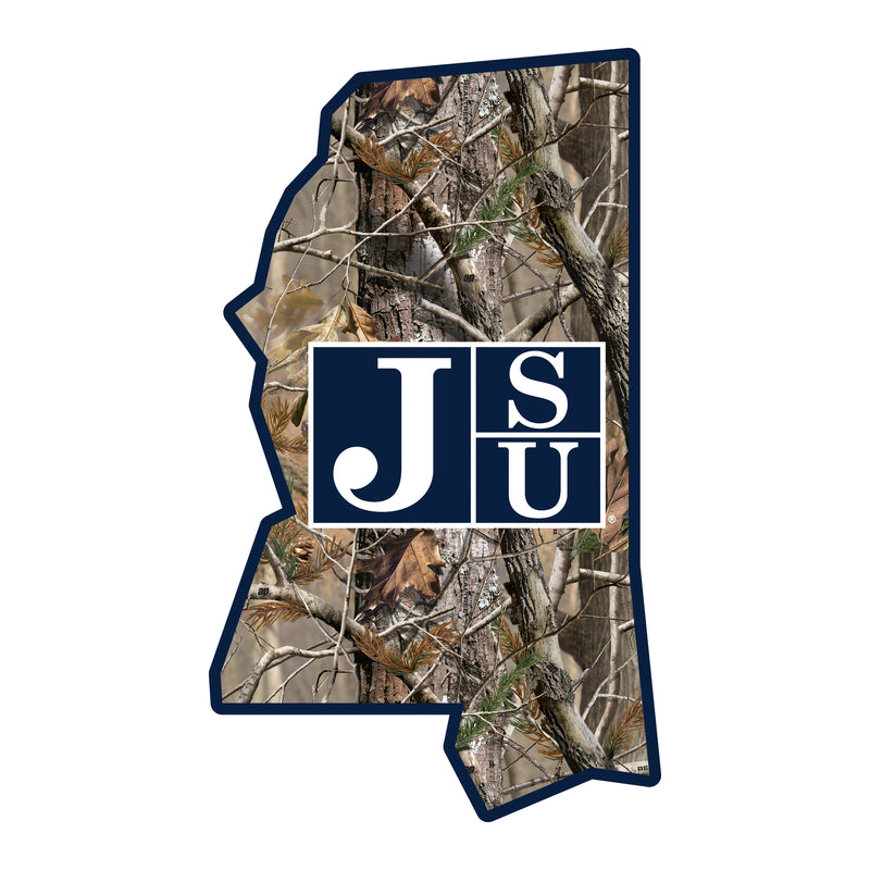 Jackson State University Realtree Camouflage Vinyl Sticker/Magnet - Officially Licensed