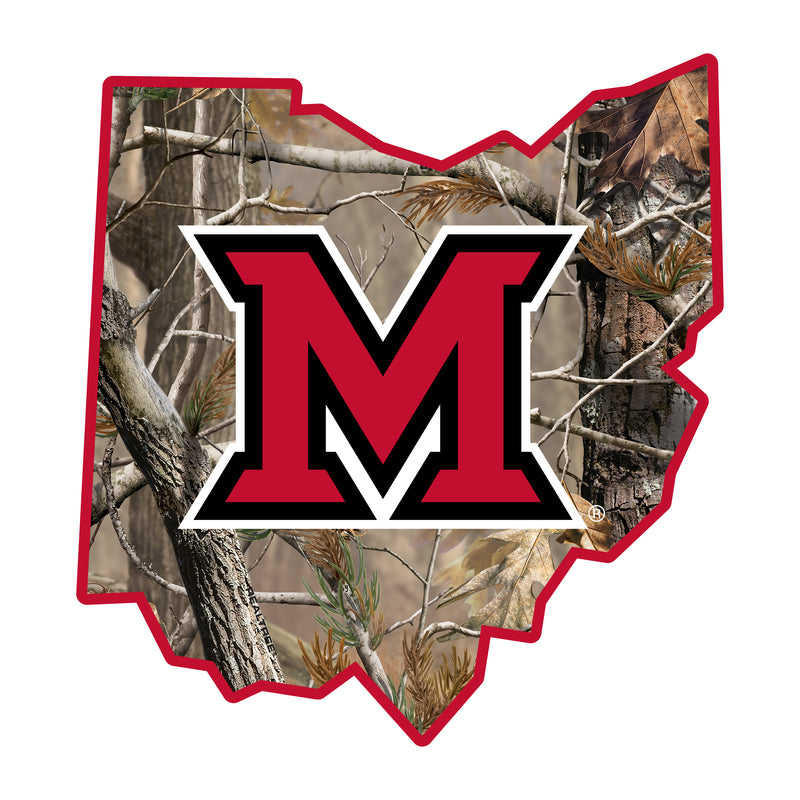 Miami University of Ohio Realtree Camouflage Vinyl Sticker/Magnet - Officially Licensed