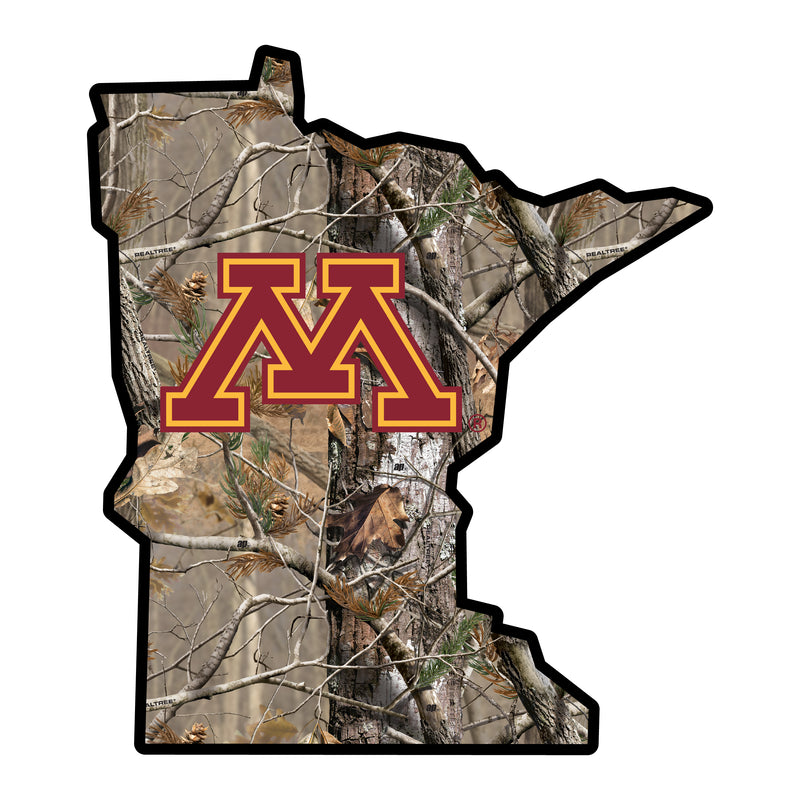 Minnesota Gophers Realtree Camouflage Vinyl Sticker/Magnet - Officially Licensed