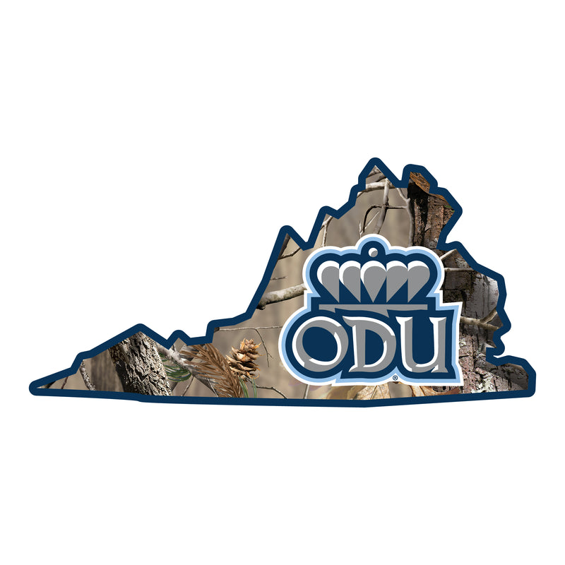 Old Dominion Monarchs Realtree Camouflage Vinyl Sticker/Magnet - Officially Licensed