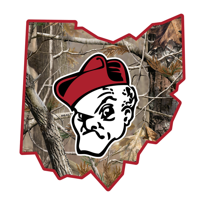 Ohio Wesleyan University Realtree Camouflage Vinyl Sticker/Magnet - Officially Licensed