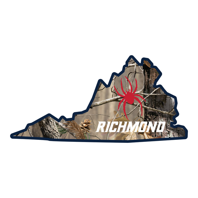 Richmond Spiders Realtree Camouflage Vinyl Sticker/Magnet - Officially Licensed