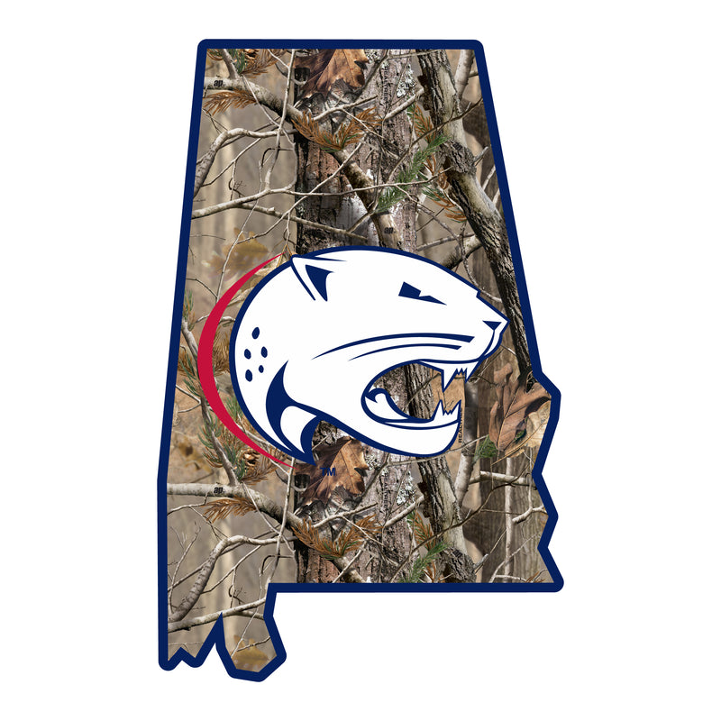 University of South Alabama Realtree Camouflage Vinyl Sticker/Magnet - Officially Licensed