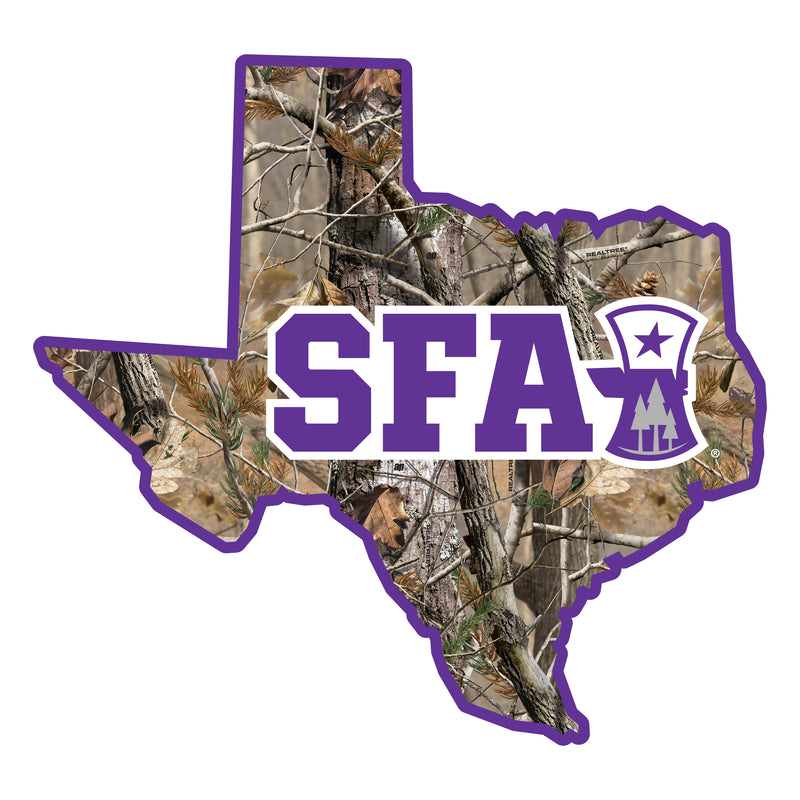 Stephen F. Austin State University Realtree Camouflage Vinyl Sticker/Magnet - Officially Licensed