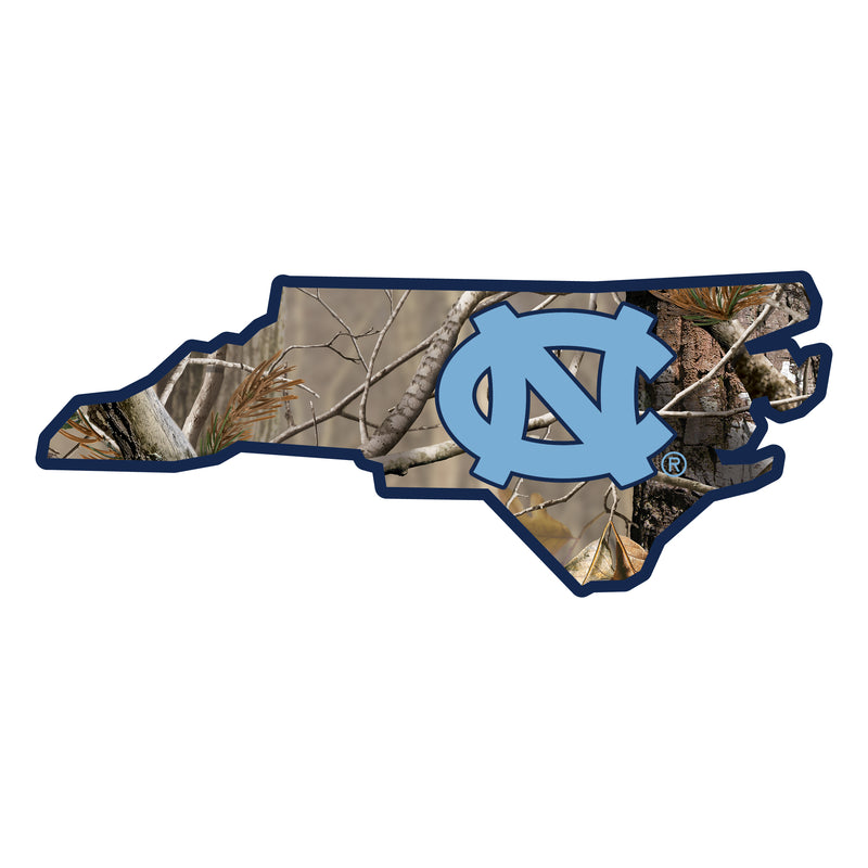 UNC Tar Heels Realtree Camouflage Vinyl Sticker/Magnet - Officially Licensed