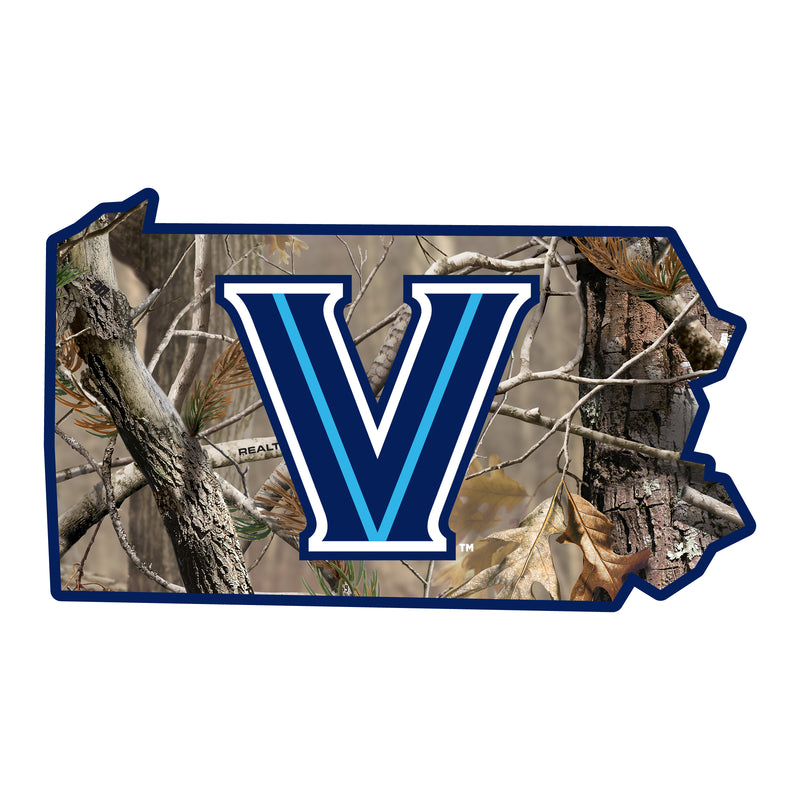 Villanova Wildcats Realtree Camouflage Vinyl Sticker/Magnet - Officially Licensed
