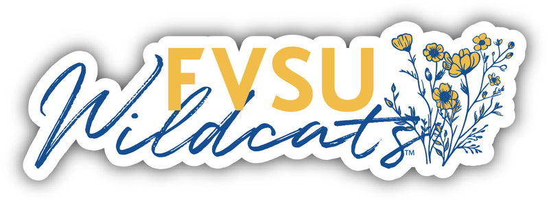 Fort Valley State University Script Floral Sticker/Magnet - Officially Licensed School Pride Decor