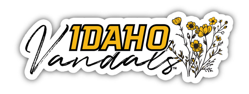 Idaho Vandals Script Floral Sticker/Magnet - Officially Licensed School Pride Decor