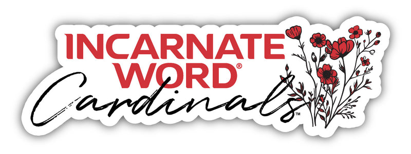 Incarnate Word Cardinals Script Floral Sticker/Magnet - Officially Licensed School Pride Decor
