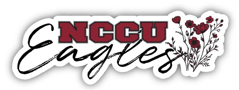 North Carolina Central Eagles Script Floral Sticker/Magnet - Officially Licensed School Pride Decor