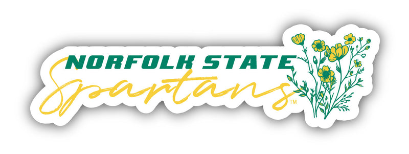 Norfolk State University Script Floral Sticker/Magnet - Officially Licensed School Pride Decor