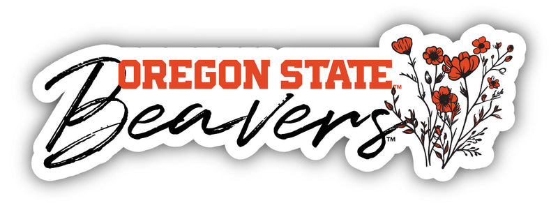 Oregon State Beavers Script Floral Sticker/Magnet - Officially Licensed School Pride Decor