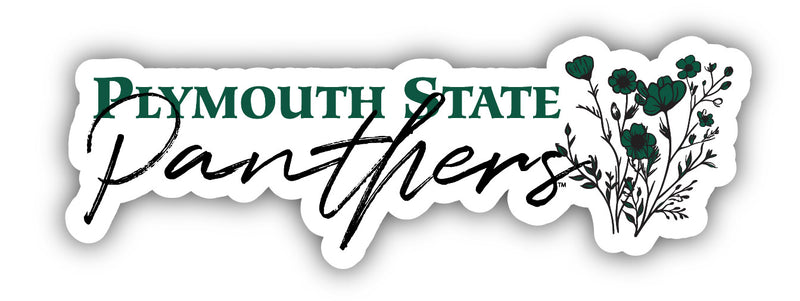 Plymouth State University Script Floral Sticker/Magnet - Officially Licensed School Pride Decor