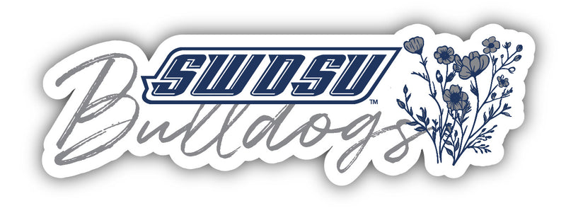 Southwestern Oklahoma State University Script Floral Sticker/Magnet - Officially Licensed School Pride Decor