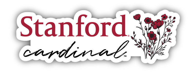 Stanford University Script Floral Sticker/Magnet - Officially Licensed School Pride Decor