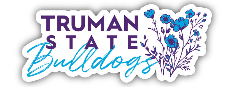 Truman State University Script Floral Sticker/Magnet - School Decor