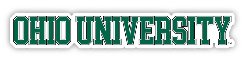 Ohio University Officially Licensed College Text Vinyl Decal – White, Clear and Holographic