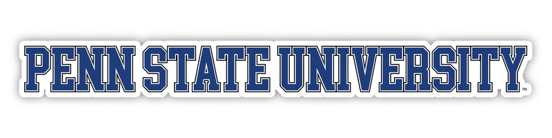 Penn State Nittany Lions Officially Licensed College Text Vinyl Decal – White, Clear and Holographic