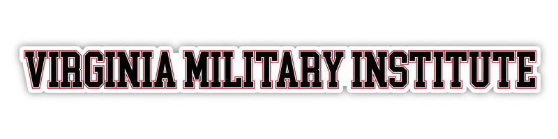 VMI Keydets Officially Licensed College Text Vinyl Decal – White, Clear and Holographic
