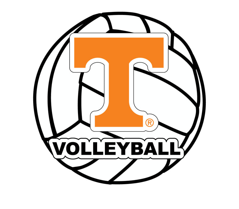 Tennessee Knoxville 4-Inch Volleyball Vinyl Decal Officially Licensed Collegiate Product