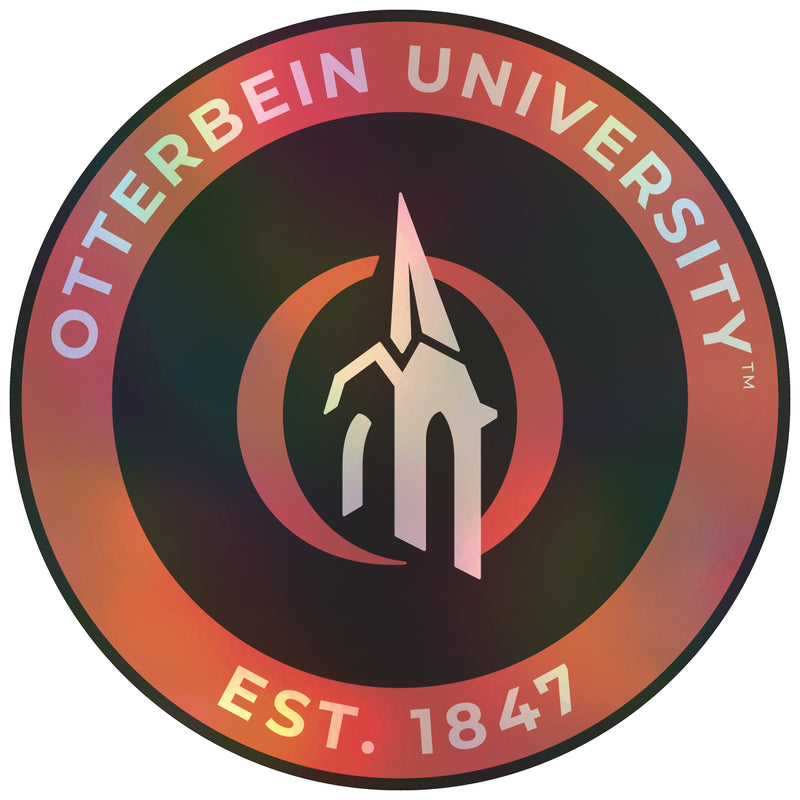 Otterbein University 3-Inch Holographic Vinyl Decal Sticker Officially Licensed Collegiate Product Single