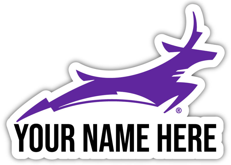Grand Canyon University Lopes 9x14-Inch Mascot Logo NCAA Custom Name Vinyl Sticker - Personalize with Name