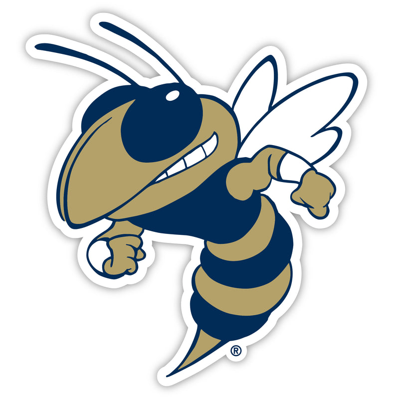 Georgia Tech Yellow Jackets Sports Team Large Mascot Vinyl Decal Sticker Officially Licensed Collegiate Product 14-Inch