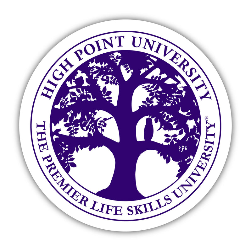 High Point University Sports Team Large Mascot Vinyl Decal Sticker Officially Licensed Collegiate Product 10-Inch