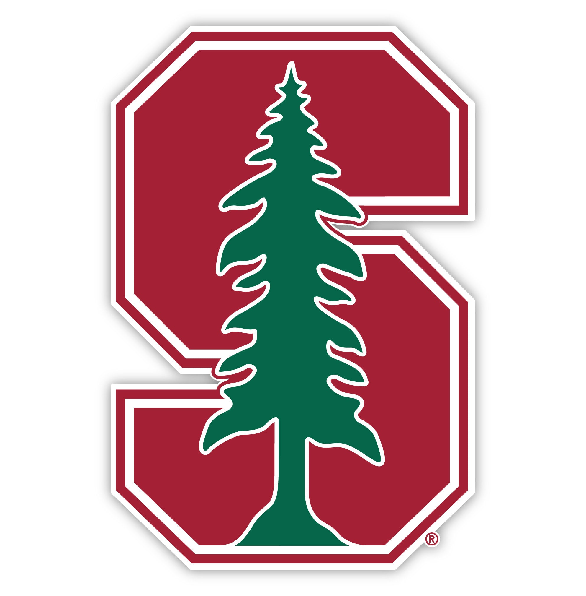 Stanford University Sports Team Large Mascot Vinyl Decal Sticker Offic – R  \u0026 R INC., image size:1986x2017