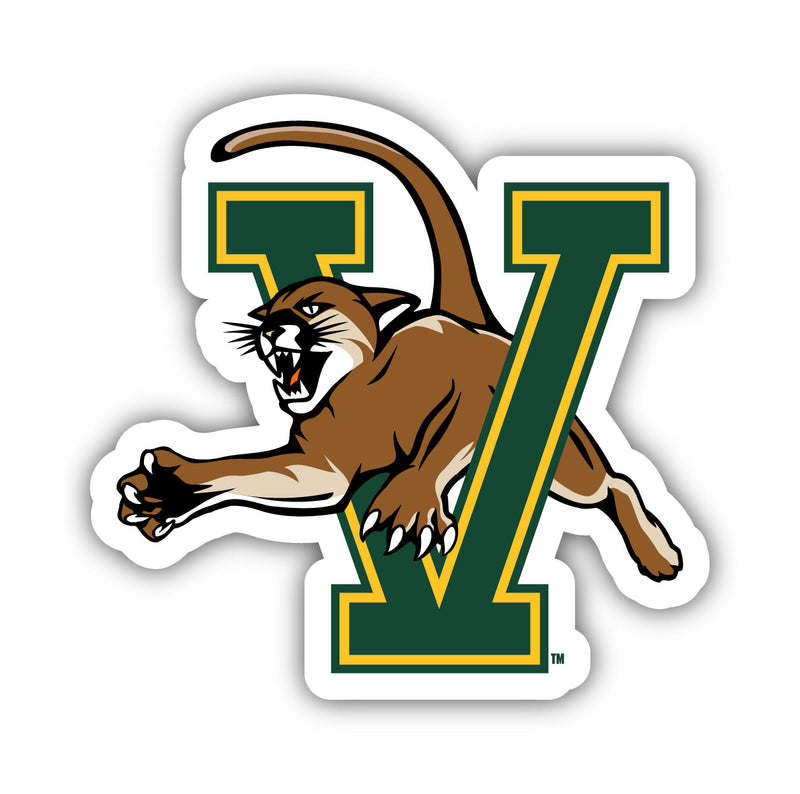 Vermont Catamounts Sports Team Large Mascot Vinyl Decal Sticker Officially Licensed Collegiate Product 22-Inch