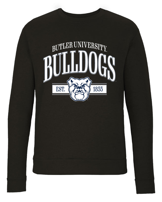 Butler Bulldogs Sweatshirt with Mascot Graphics – Officially Licensed Crewneck Pullover Large Front