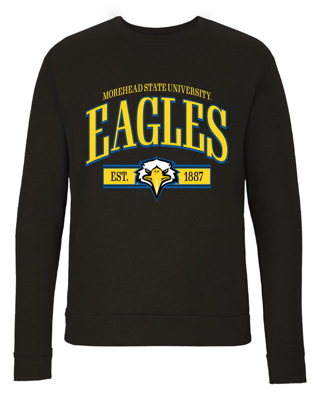 Morehead State University Sweatshirt with Mascot Graphics – Officially Licensed Crewneck Pullover Large Front