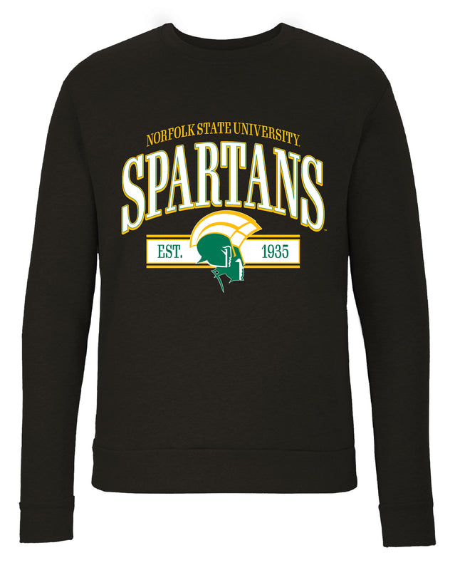 Norfolk State University Sweatshirt with Mascot Graphics – Officially Licensed Crewneck Pullover Large Front