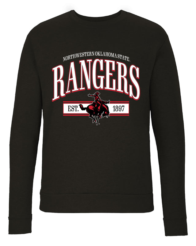 Northwestern Oklahoma State University Sweatshirt with Mascot Graphics – Officially Licensed Crewneck Pullover Large Front