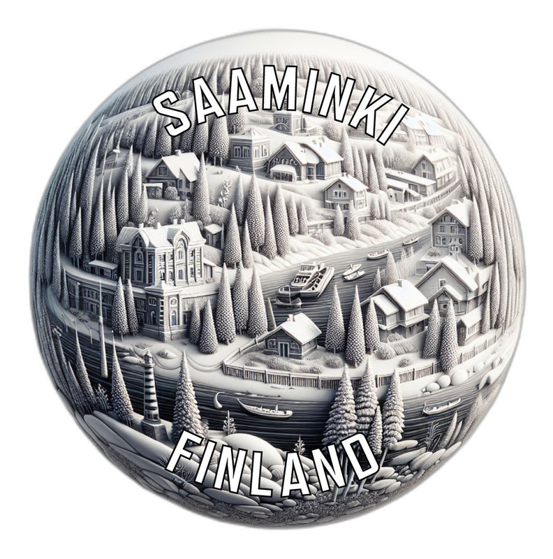 Saaminki Finland Souvenir Vinyl Decal Sticker 2-Inch