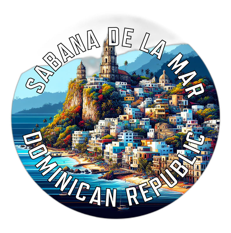 Sabana de La Mar Dominican Republic Souvenir Die Cut Flat Magnet 2-Inch