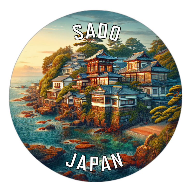 Sado Japan Souvenir Vinyl Decal Sticker 6-Inch