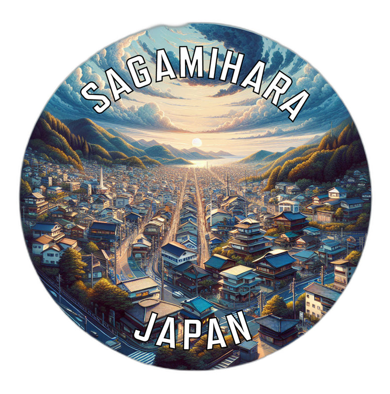 Sagamihara Japan Souvenir Die Cut Flat Magnet 6-Inch