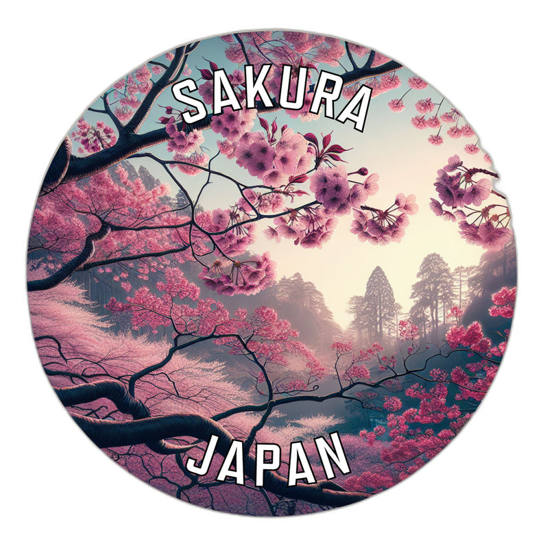 Sakura Japan Souvenir Vinyl Decal Sticker 2-Inch