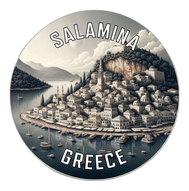 Salamina Greece Souvenir Vinyl Decal Sticker 2-Inch