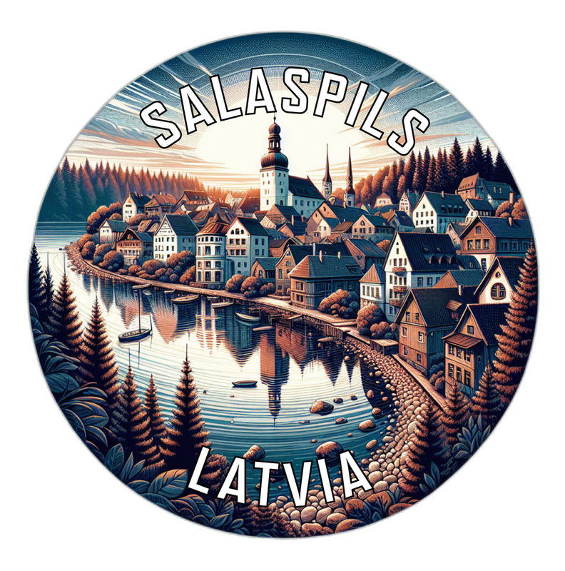 Salaspils Latvia Souvenir Vinyl Decal Sticker 6-Inch
