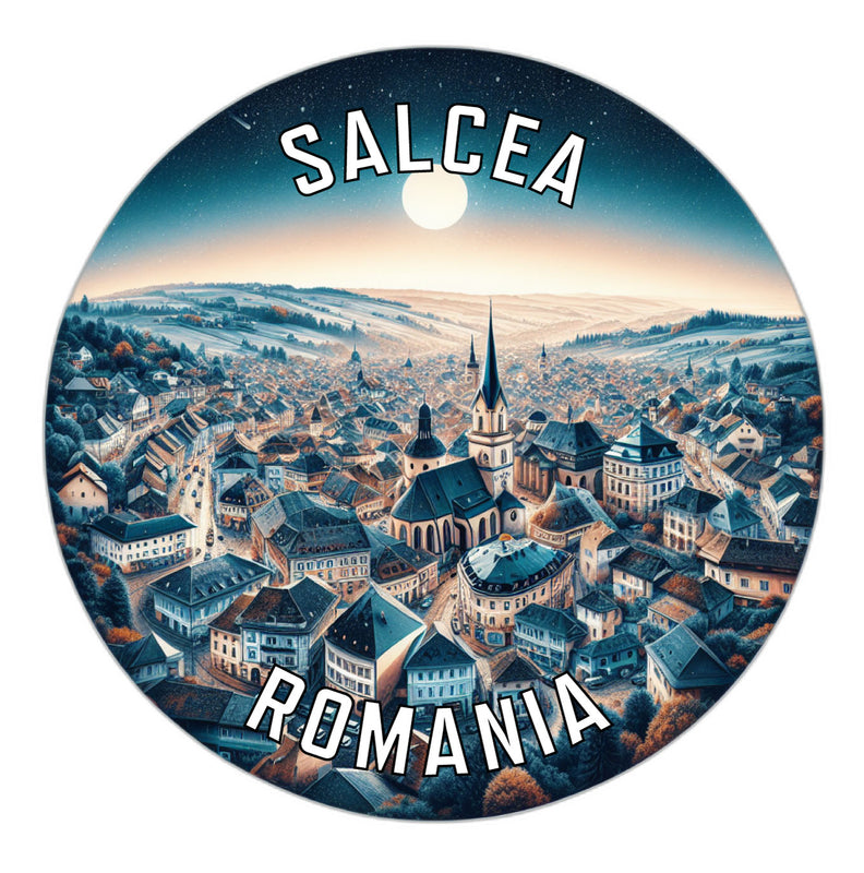 Salcea Romania Souvenir Vinyl Decal Sticker 2-Inch